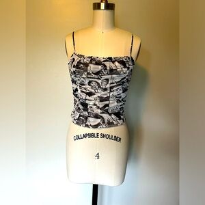 Zara Comic Tank NWT